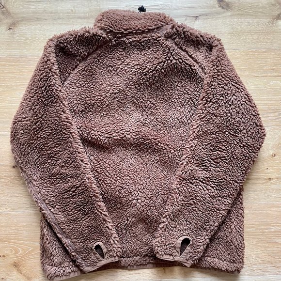 STUDIO NICHOLSON ZIP SHERPA TEDDY FLEECE - Picture 4 of 5